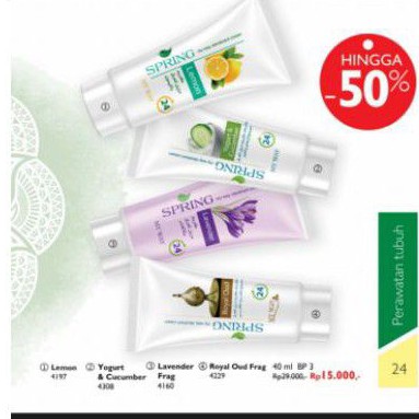 Spring deodorant krim pencerah myway