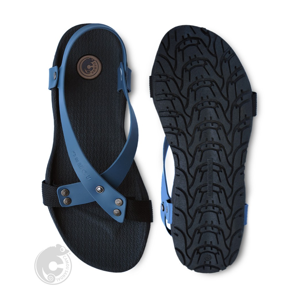 [COD] Sandal Camou Pria BORNEO Biru