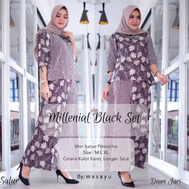 Millenial black set