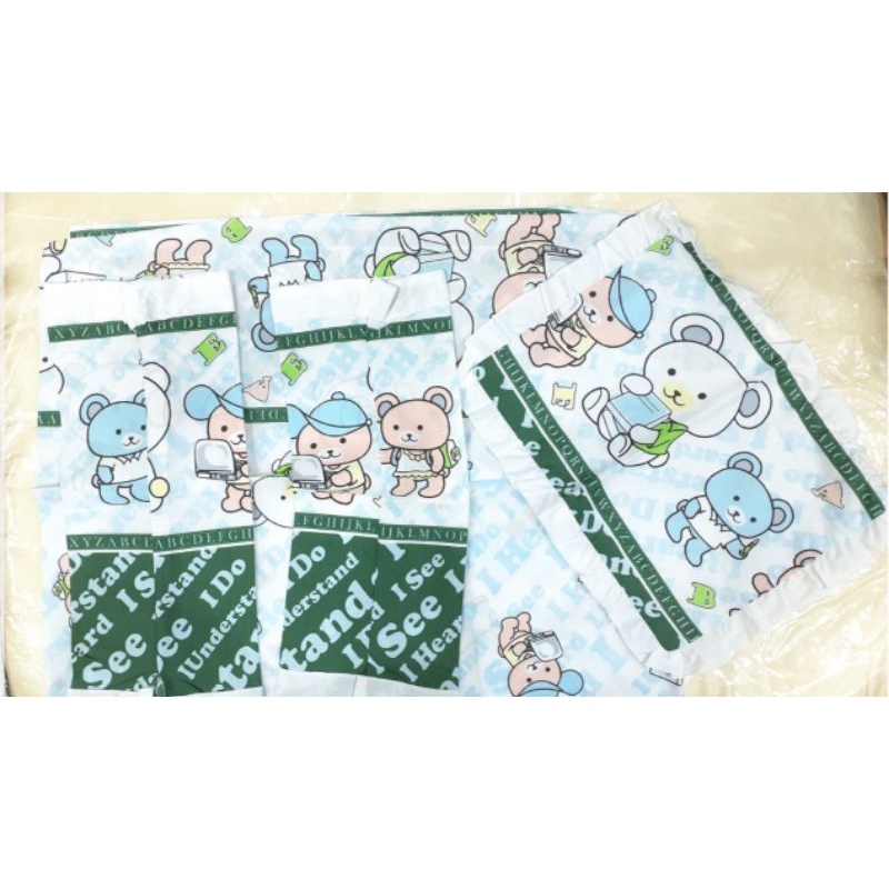 sarung bantal bayi set (1gepeng,2guling,1seprei)