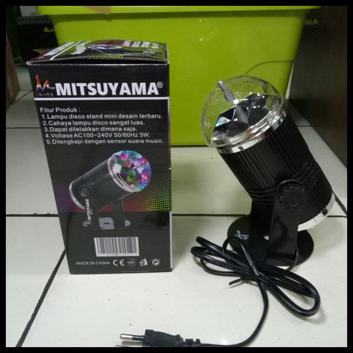 Lampu Disco Led Putar Stand Mitsuyama Ms357