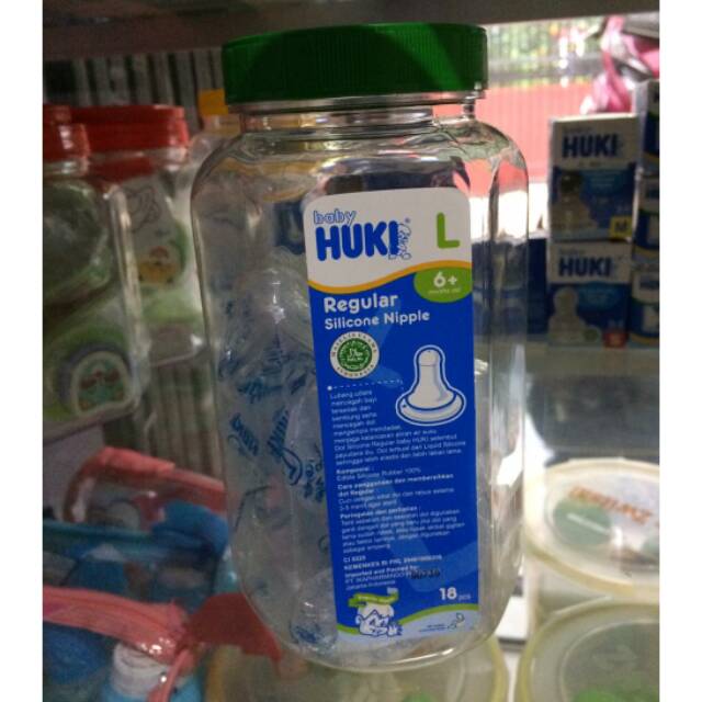 Huki (dot) regular silicone nipple S/M/L