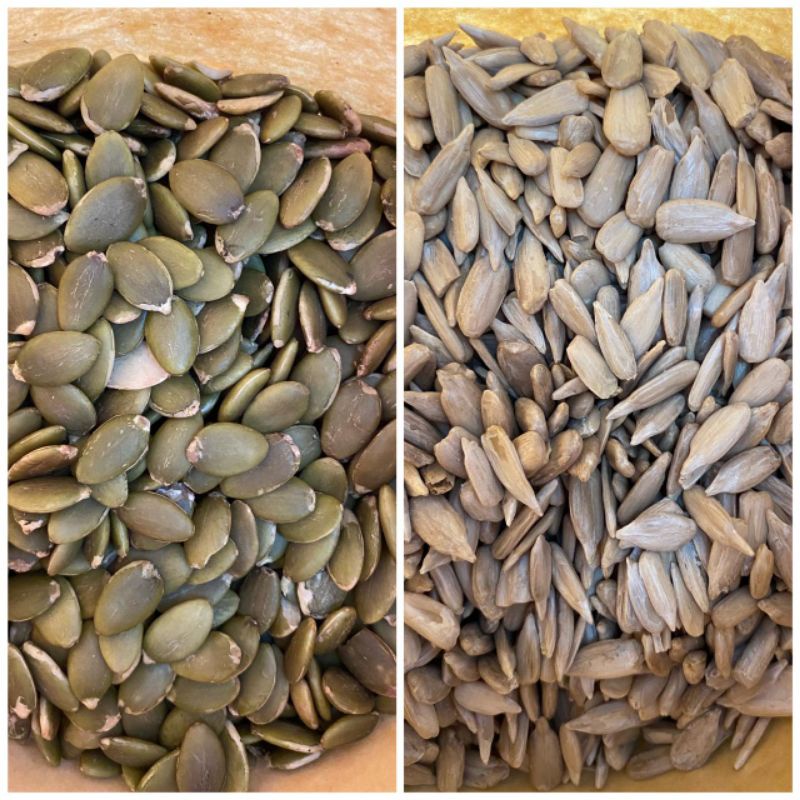 Raw sunflower seed/pumpkins seed (repack 100gr)