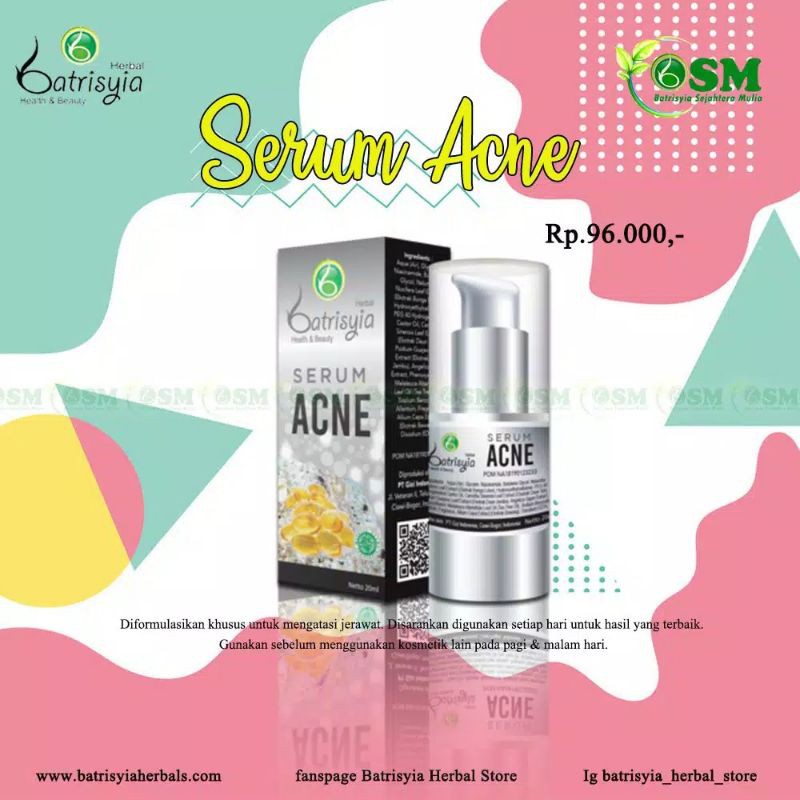 Serum acne batrisya herbal