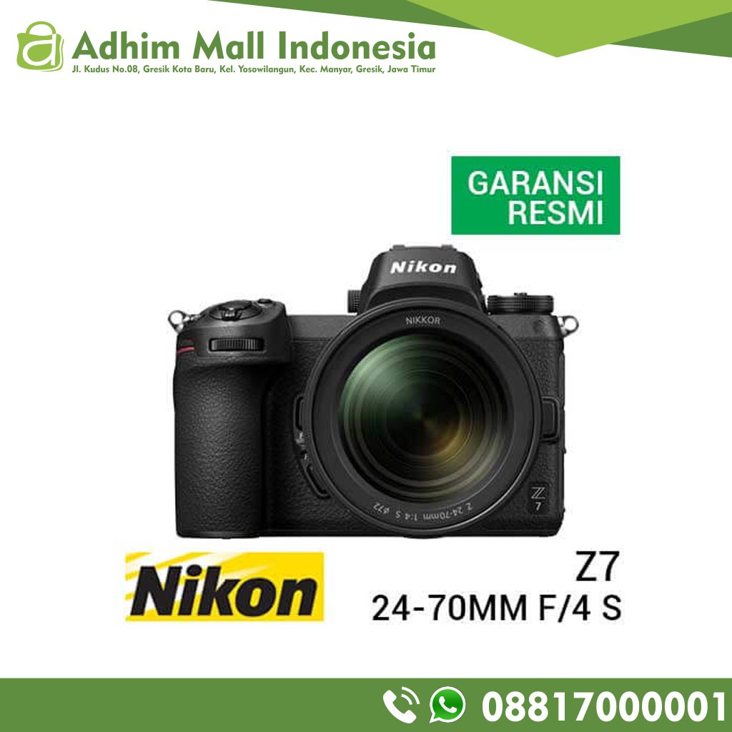 CAMERA NIKKON Z7 BODY ONLY