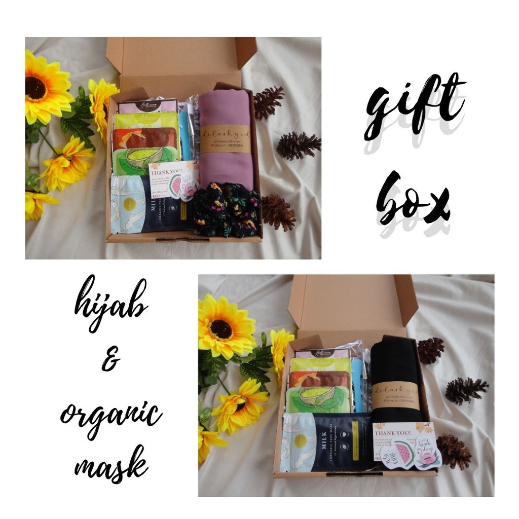 GIFT BOX HIJAB & ORGANIC MASK