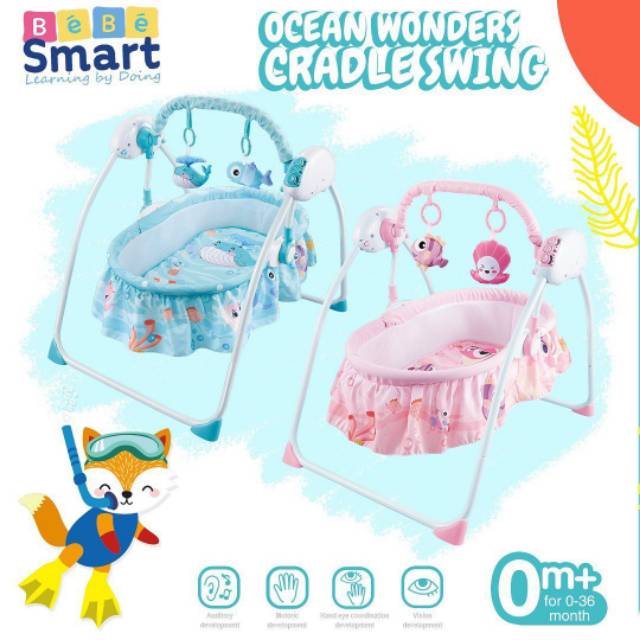 Ocean wonders cradle swing