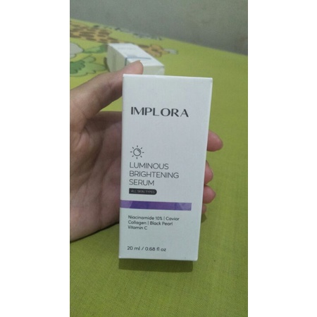 [BOOKED] IMPLORA BRIGHTENING & MIDNIGHT SERUM