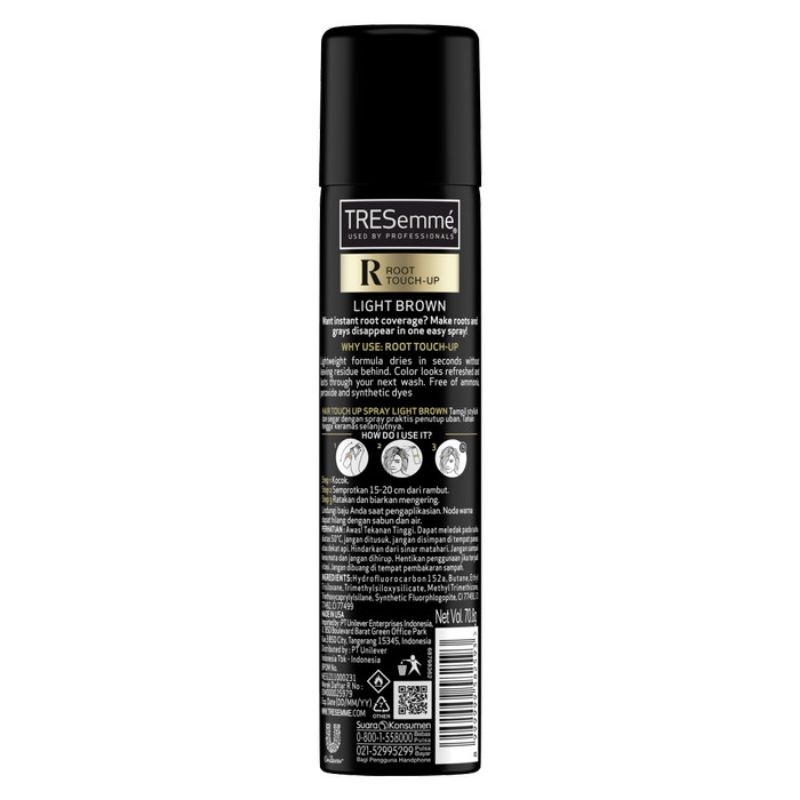 Tresemme Root Touch Up Spray Light Brown 70.8g