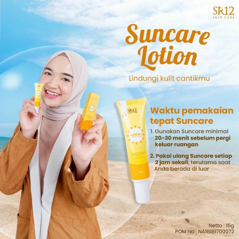 suncare  lotion sr12 tabir Surya