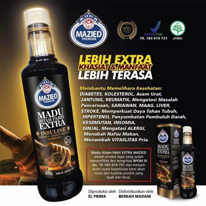 MADU HITAM PAHIT EXTRA MAZIED