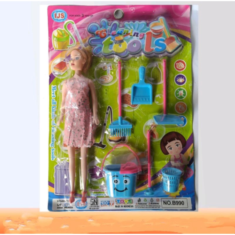 Barbie cleaningSetTools