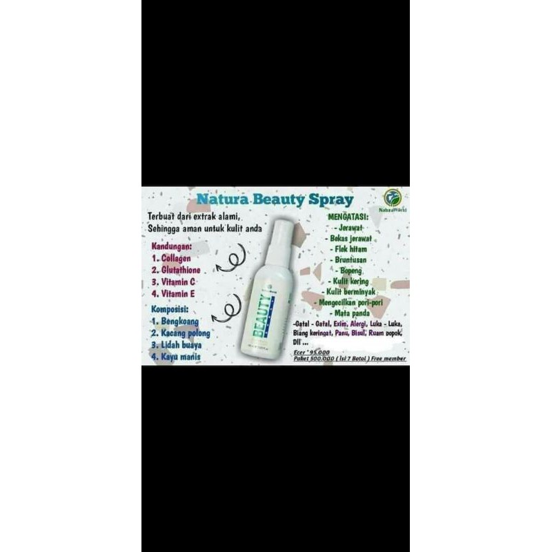 natura beautyspray