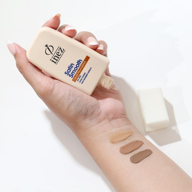 Inez satin smooth liquidfondations