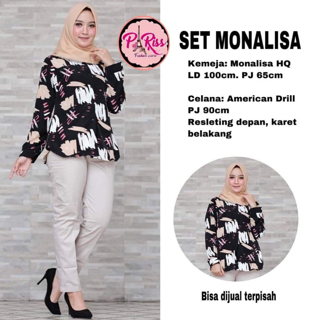 Set Monalisa Baju + Celana