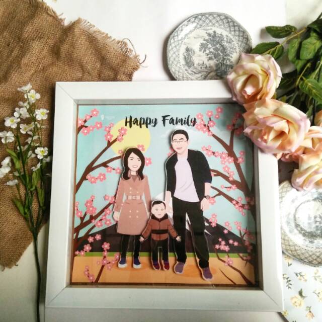 Pop up frame illustration