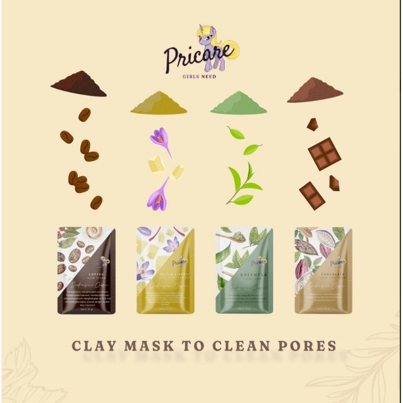 PRICARE CLAY MASK 25g