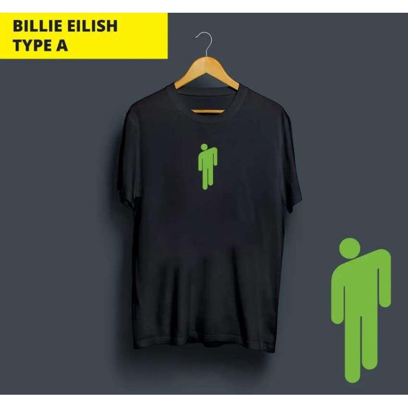 kaos billie eilish logo simple