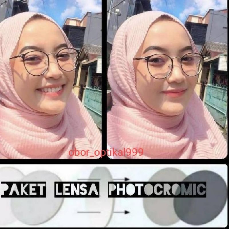 kacamata paket frame+fhotocromic