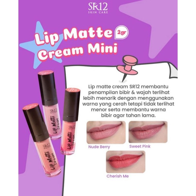Lipmate cream mini SR12