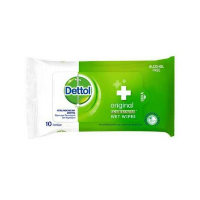 DETTOL WET WIPES 10's