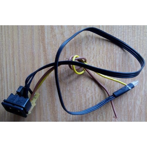 AC SOCKET inlet C8 with fuse Failure indicator circuit Er~1624