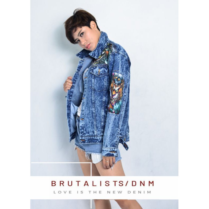 JAKET JEANS PRINTING