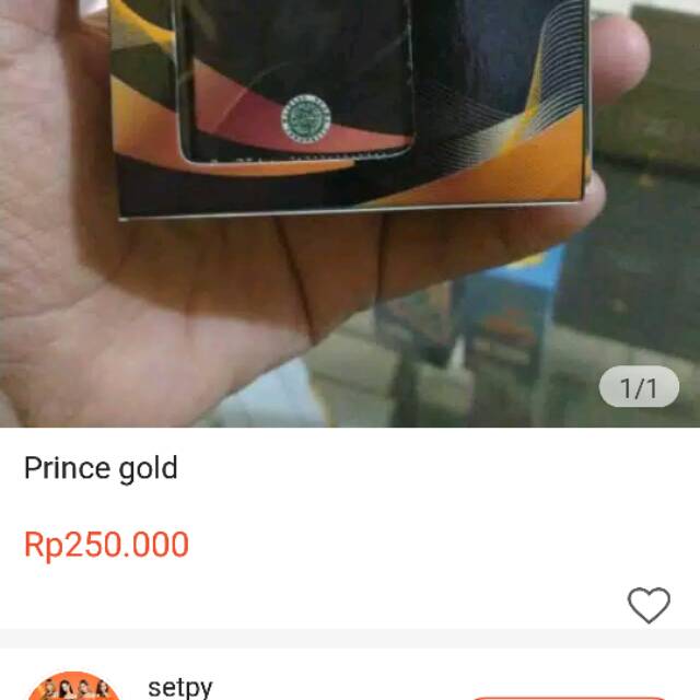 Prince gold restok