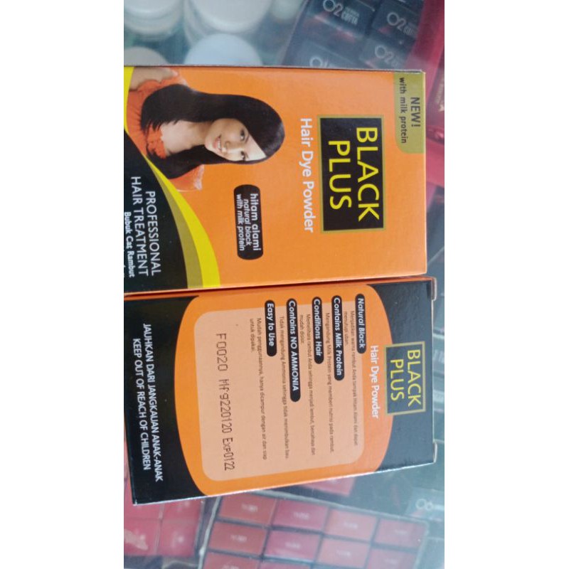 black plus semir rambut