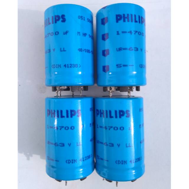 Philips Capacitor Kapasitor 4700mF 63V