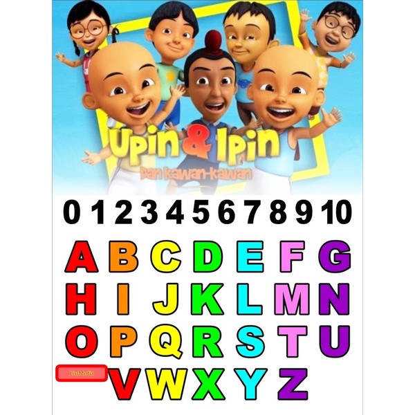 banner belajar Abjad ABC