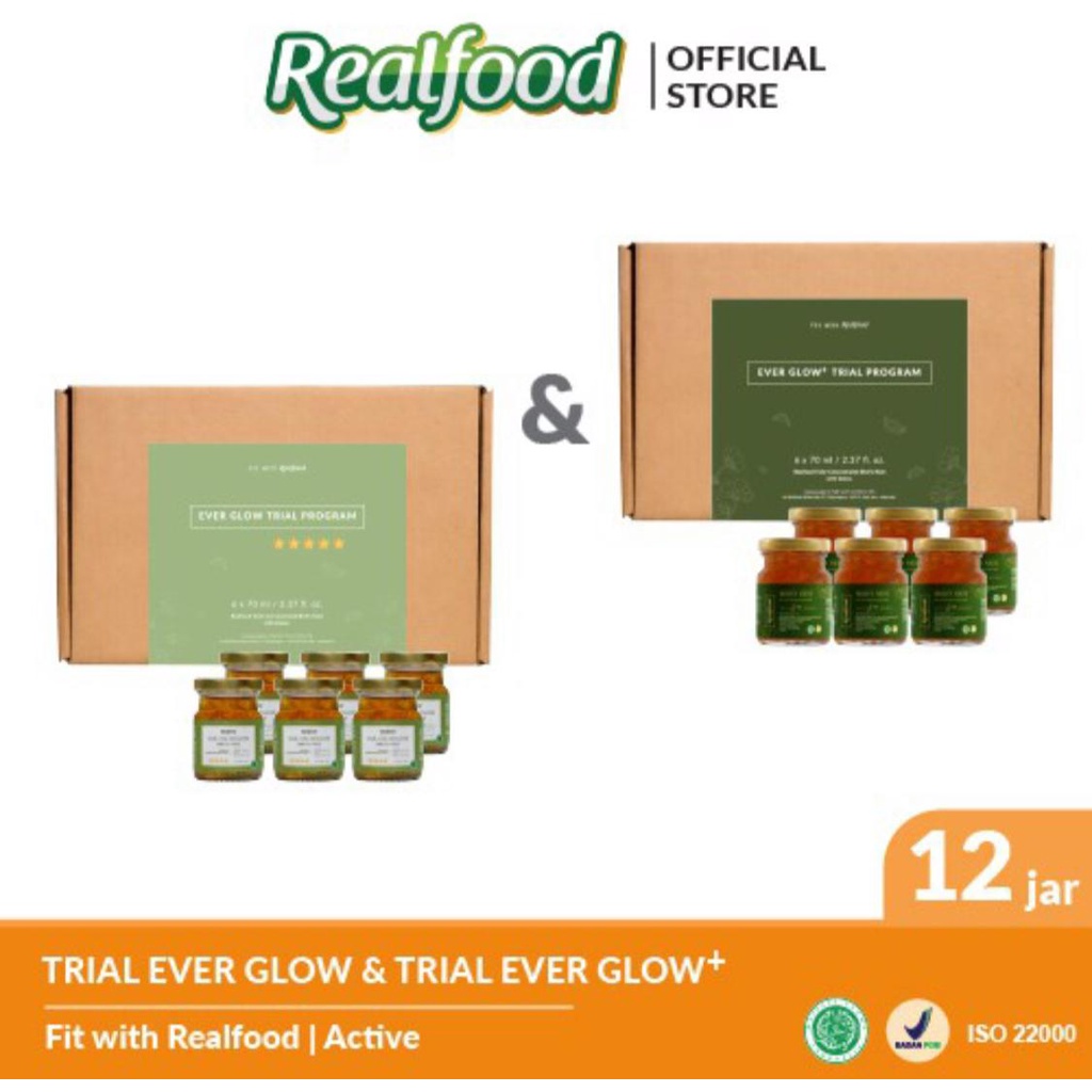 REALFOOD EVER GLOW & EVER GLOW PLUS TRIAL PROGRAM