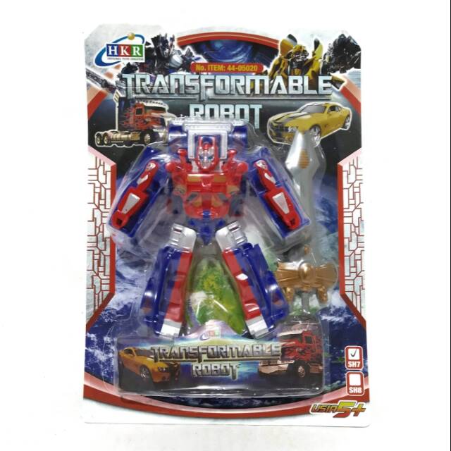 Mainan anak robot transformer