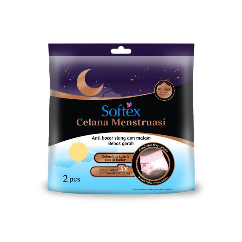 Softex Celana Menstruasi isi 2pcs / 5pcs