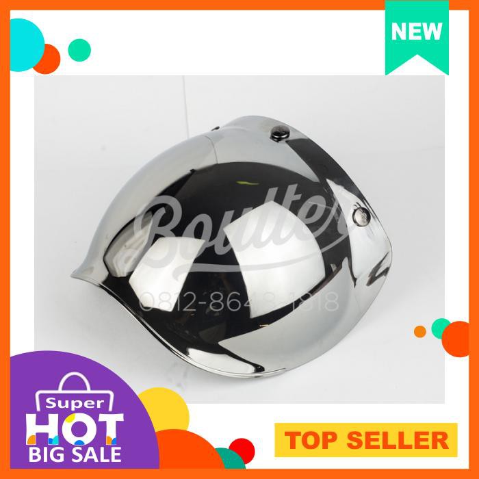 Kaca Krom Bubble Shield Chrome Mirror Krom Bubble