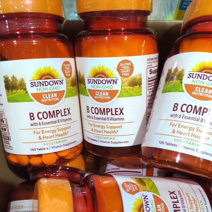 Vitamin B Complex Sundown Natural 100 Tablet Lc