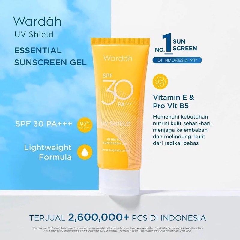 SUNSCREEN WARDAH UV SHIELD GEL 30SPF