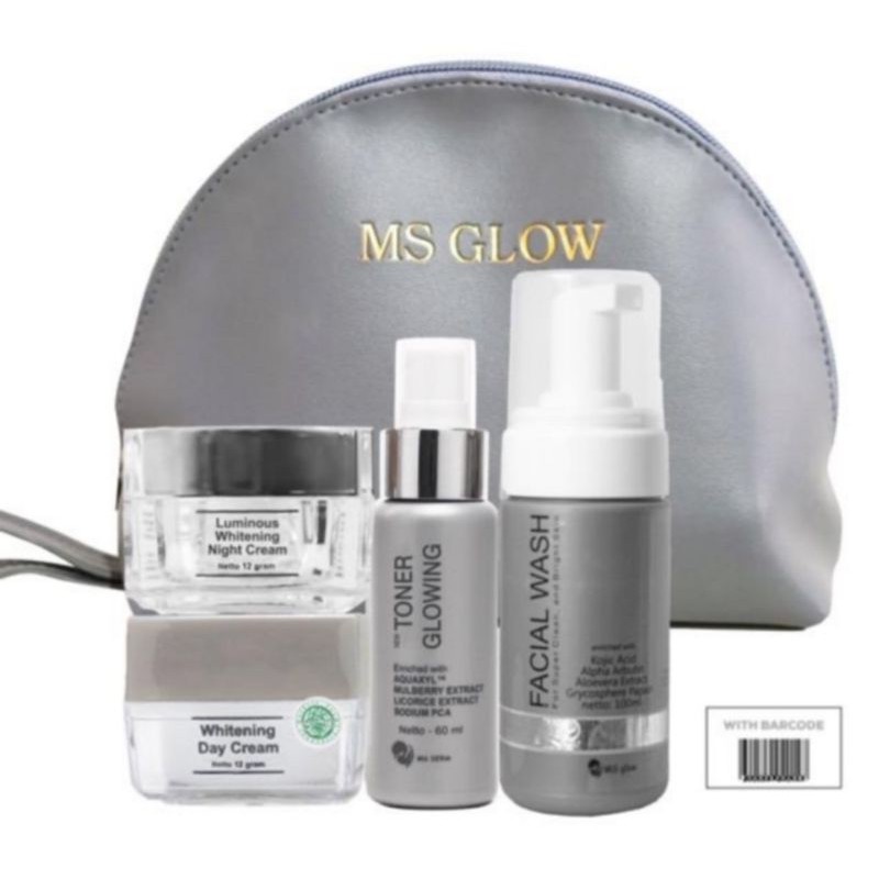 (BISA COD) Paket Luminouse MSGLOW [FREE POUCH]