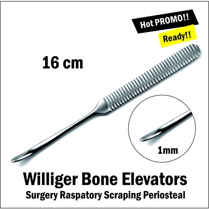 Williger Bone Elevators 16cm (6 1/4 ) Dental Surgery Raspatory
