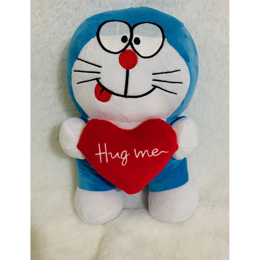 Boneka Doraemon Love Hug Me