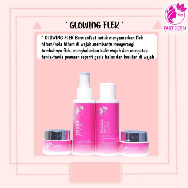 PAKET FAST DERM GLOWING FLEK