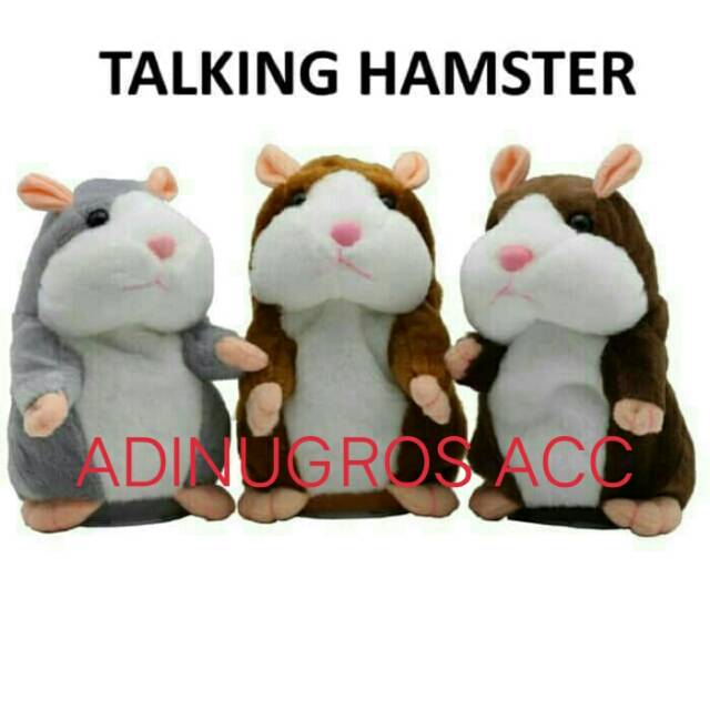 BONEKA TALKING HAMSTER BISA BICARA