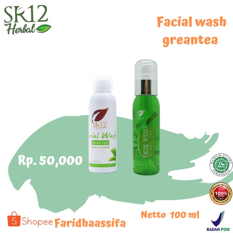 FACIAL WASH GREANTEA
