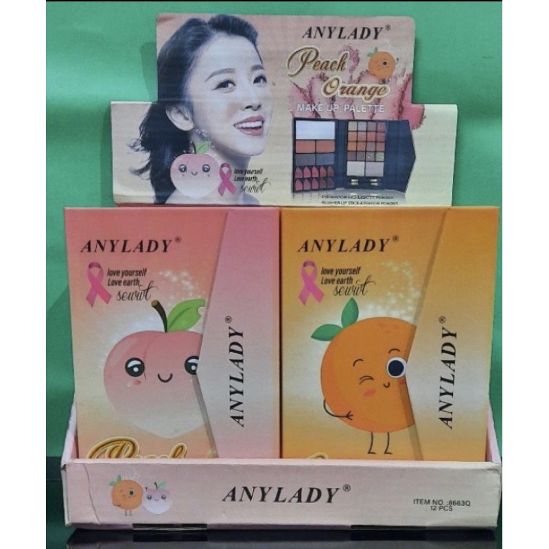 Eyeshadow anylady peach orange