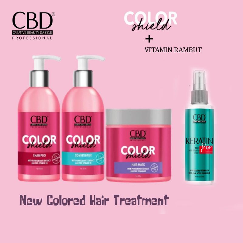 cbd color shield shampoo conditioner masker