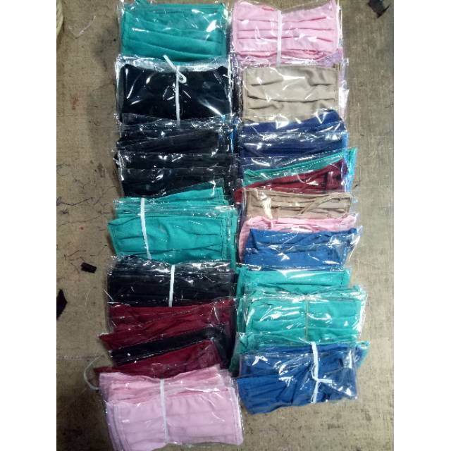 24 pcs masker kain handmade