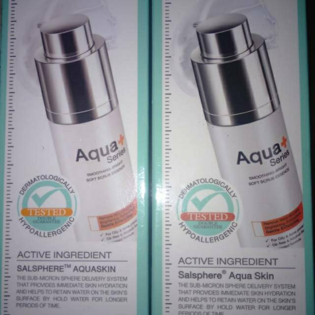 Aqua + series scrub