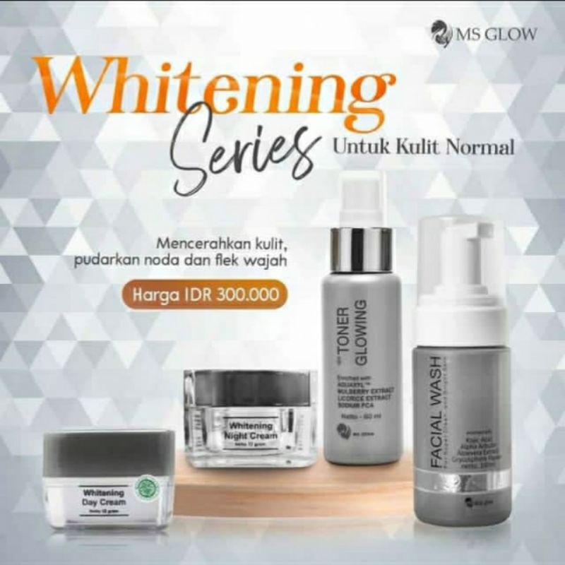 MSGLOW Paket Whitening original free pouch