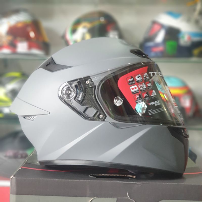 KYT TT COURSE GORILLA GREY DOFF