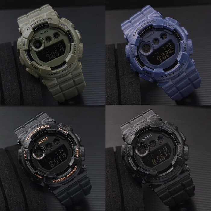 Jam tangan Digitec 2124 rubber original digital